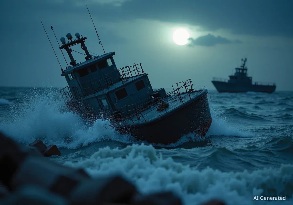 ГУР знищило два російські катери в Криму дронами Magura V5