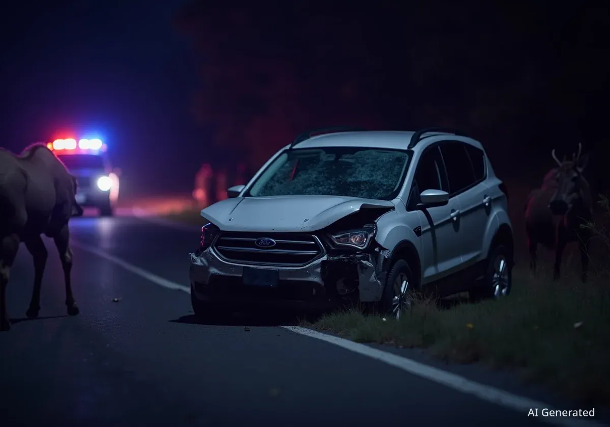 Смертельна ДТП на Львівщині: лось на трасі Київ-Чоп забрав життя водія