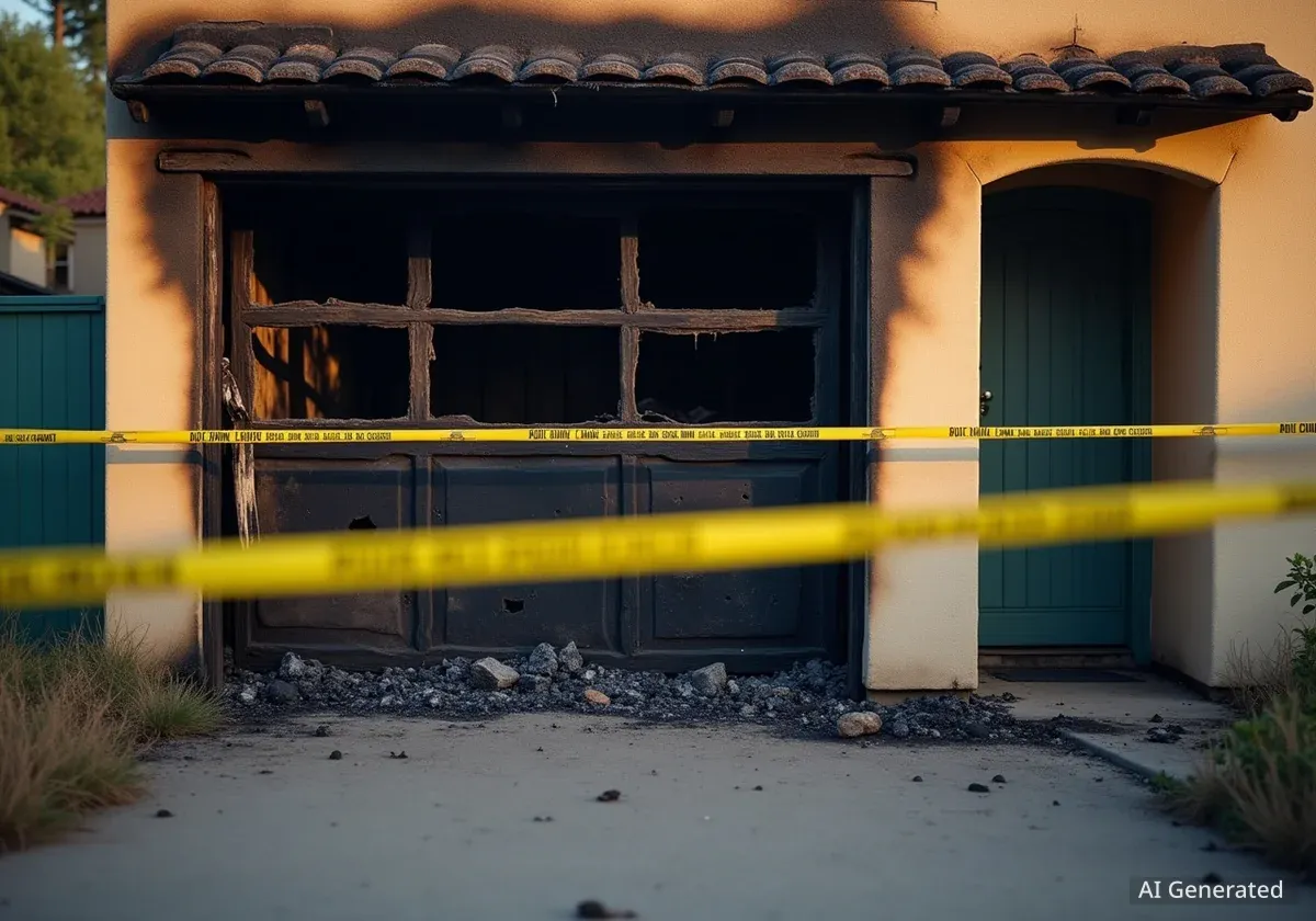 Підпал гаража депутата на Львівщині: двоє підозрюваних