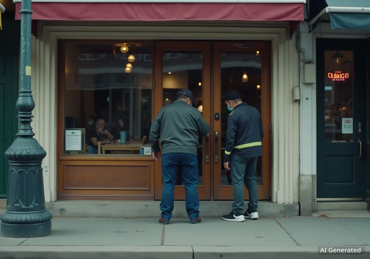 У центрі Львова ресторану відключили воду через незаконне будівництво