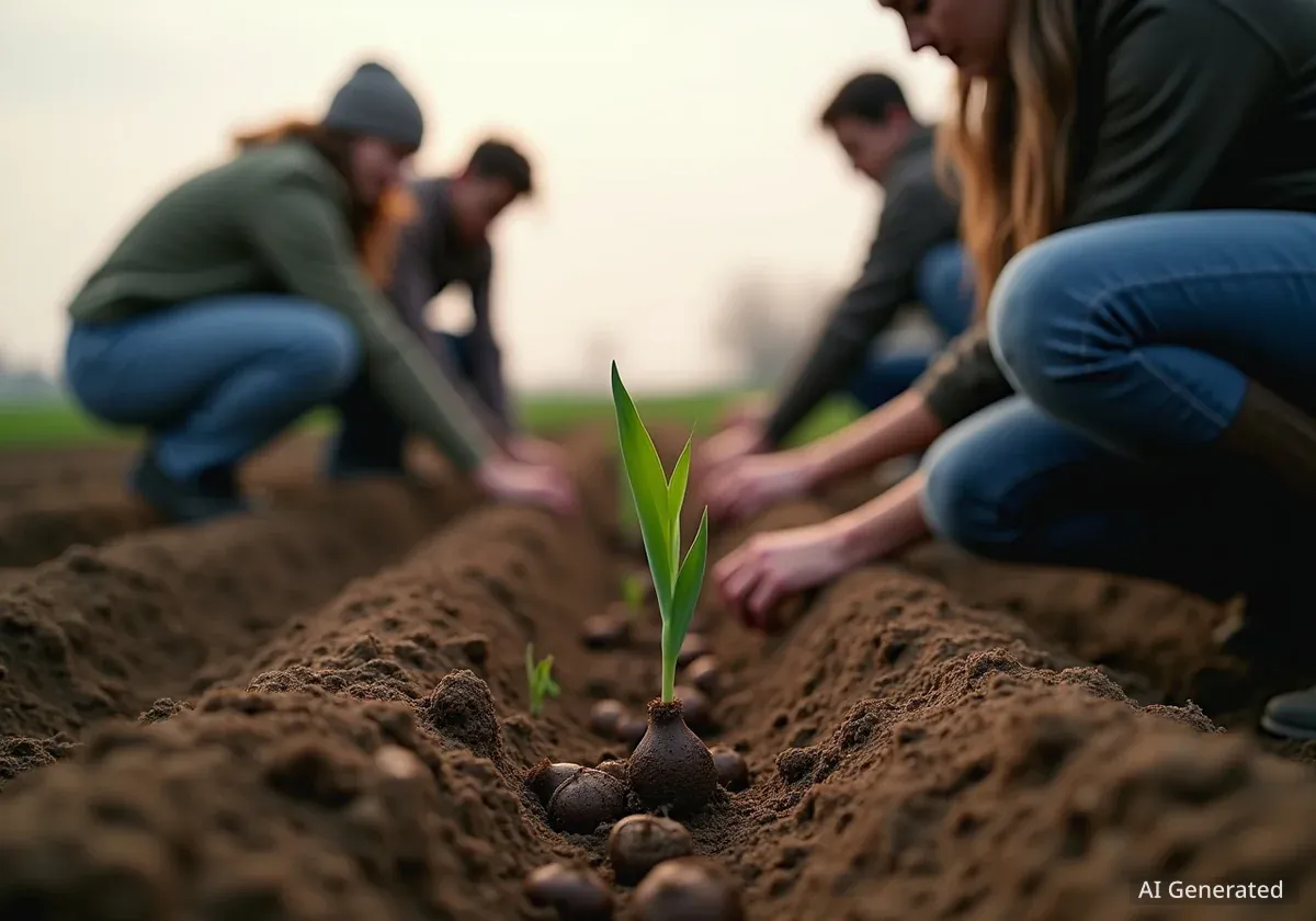 Львів готується до весни: у місті висадять 155 тисяч тюльпанів