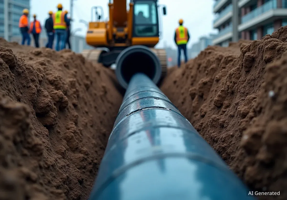 Оновлення каналізаційного колектора з Винників до Львова