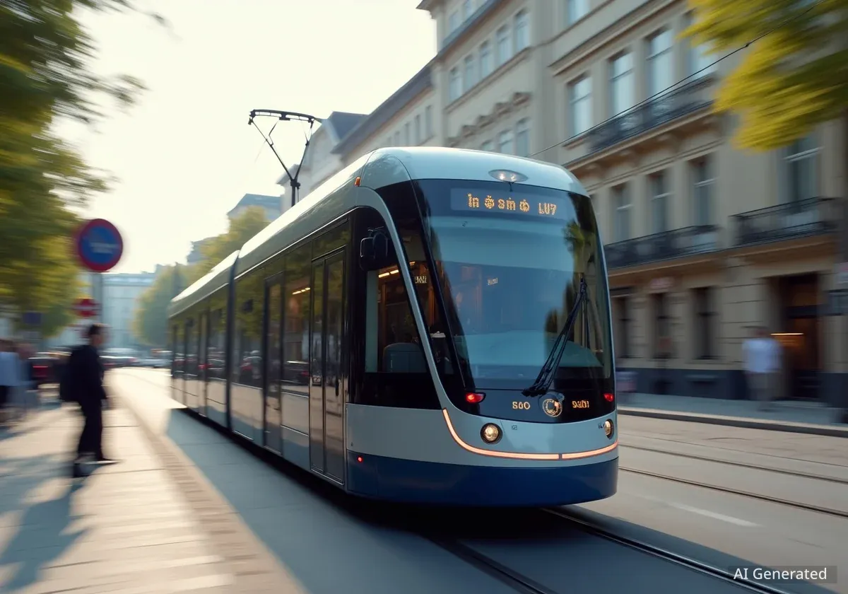 П'ятий швейцарський трамвай Schindler вийшов на маршрут у Львові