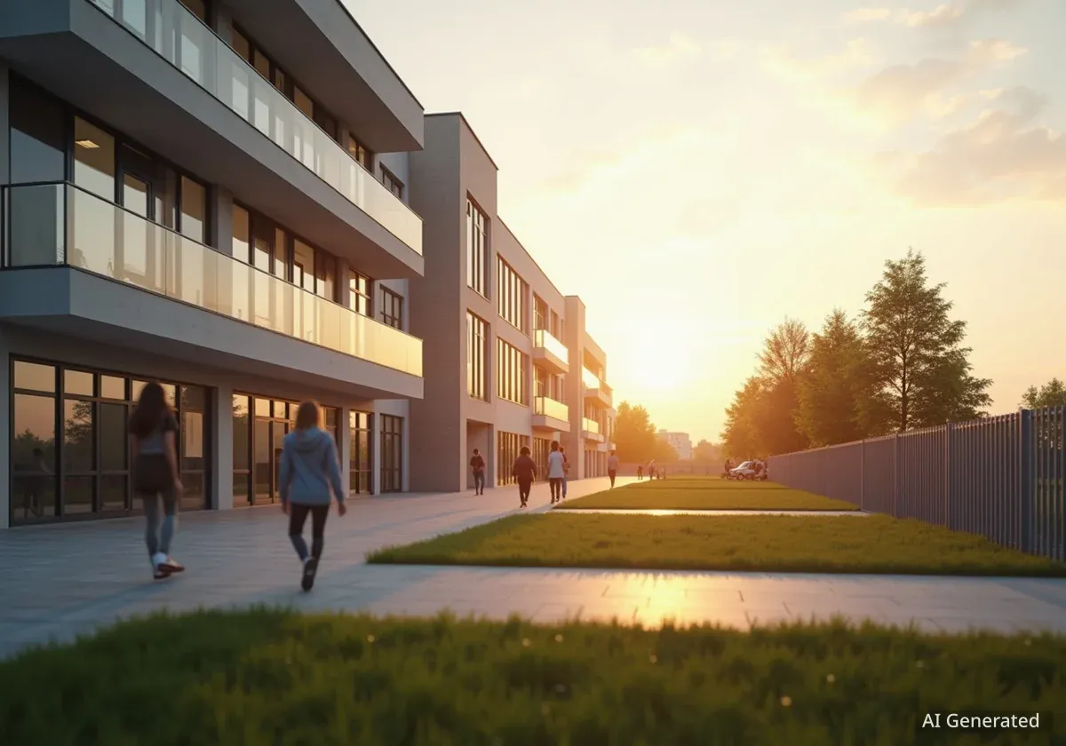 У Суховолі біля Львова відкрили школу-довгобуд за 220 млн грн