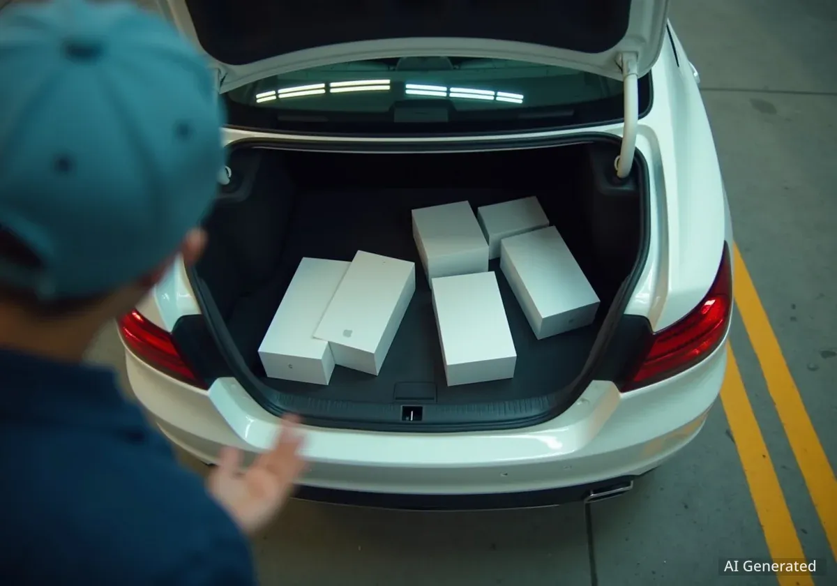 Мешканець Львівщини намагався ввезти iPhone на півмільйона