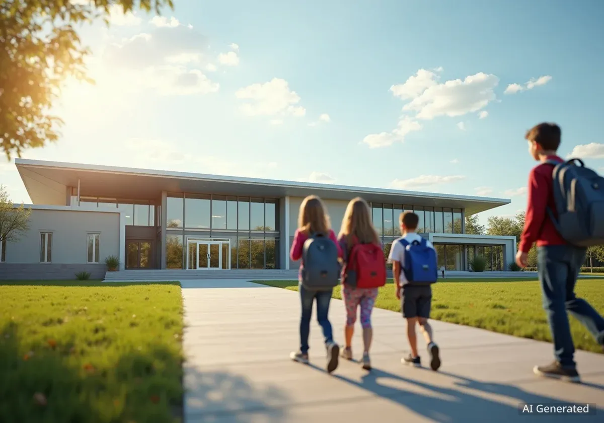 У Суховолі відкрили нову сучасну школу на 500 учнів