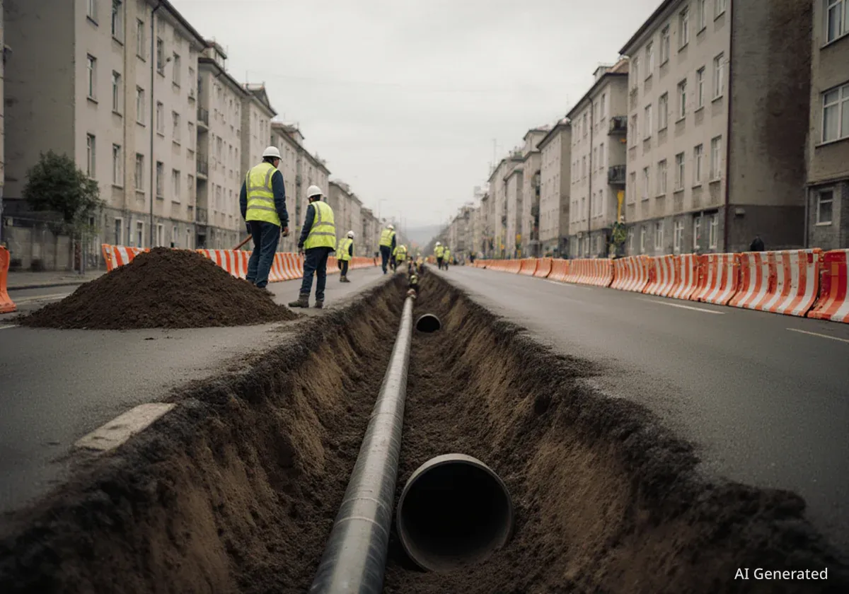 Частина Львова без води: Водоканал міняє труби 60-х років