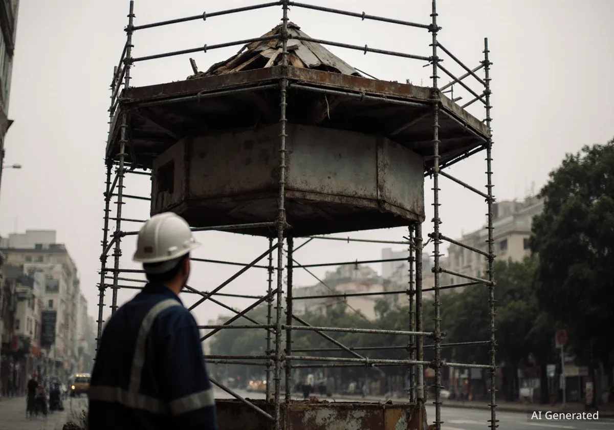 Суд у Львові зобов'язав знести МАФ, зареєстрований як нерухомість