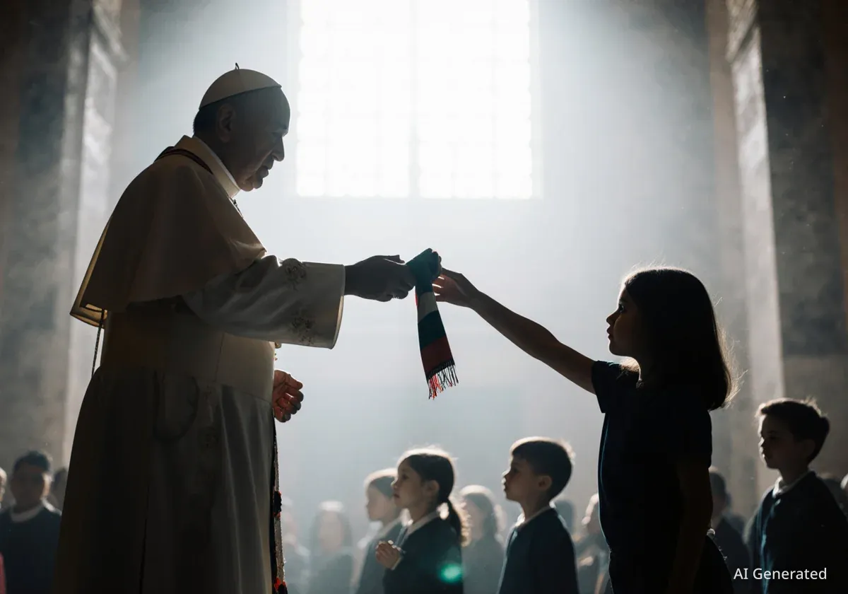 Папа Римський прийняв шарф львівського футбольного клубу